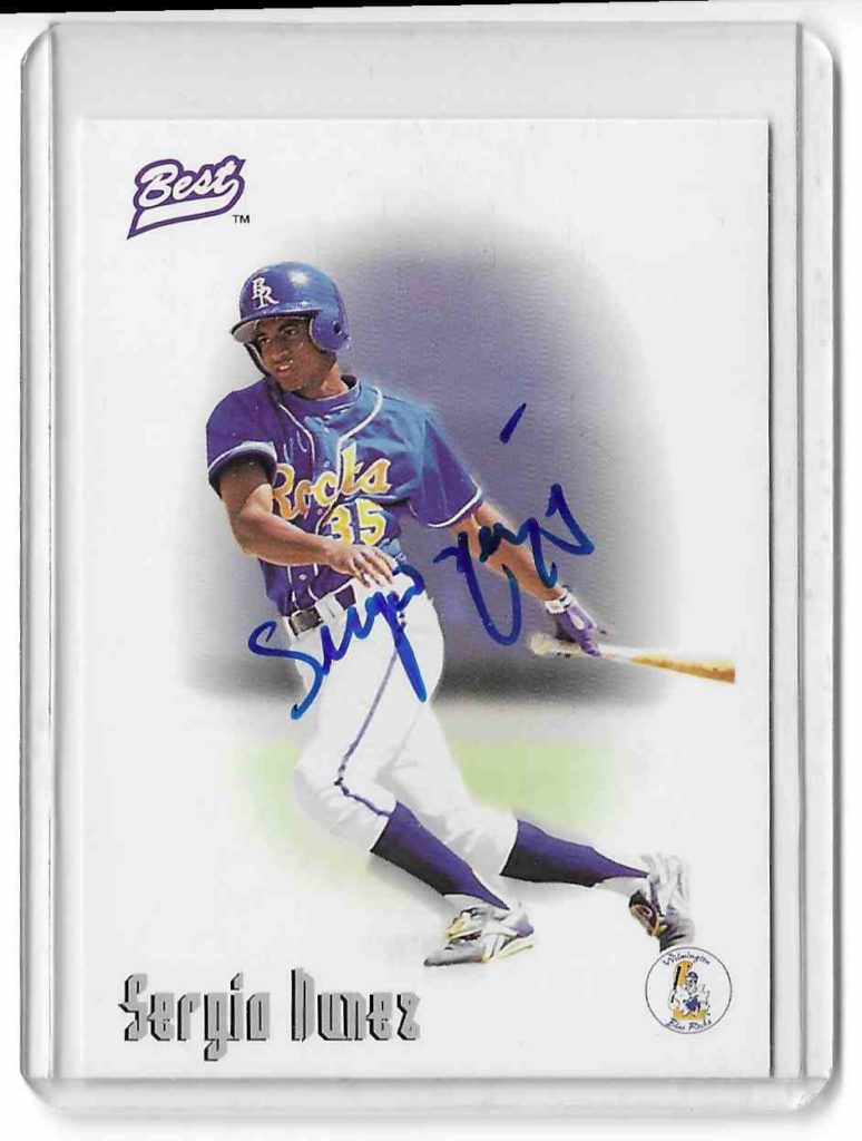 1996 Best Autographs 49 Sergio Nunez